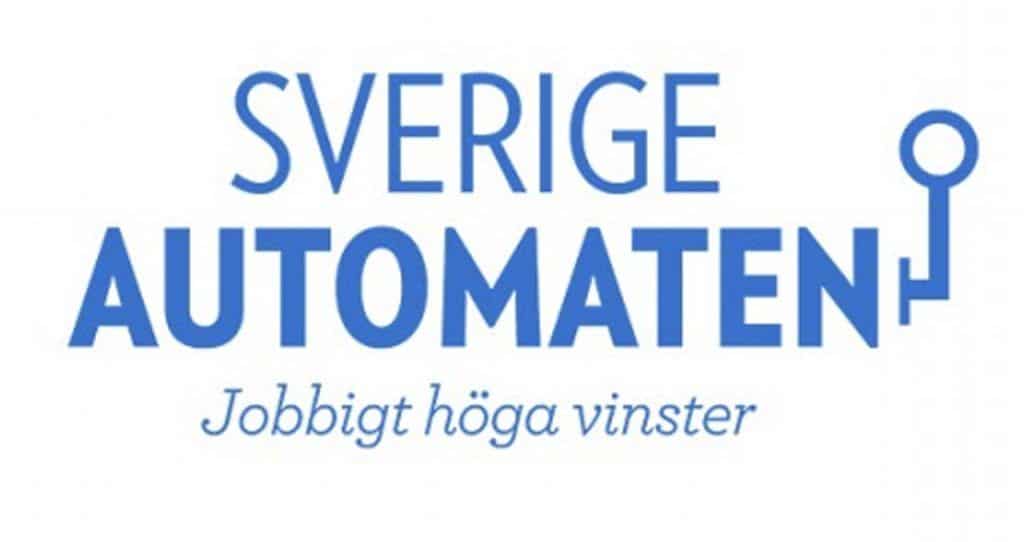 sverige automaten logo blå vit